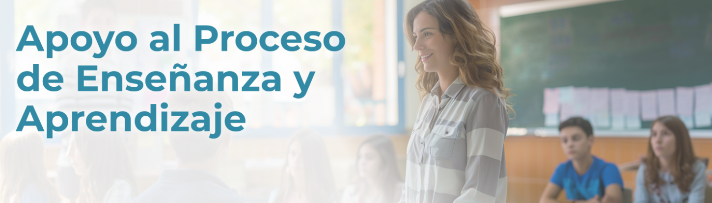 Apoyo al proceso de enseñanza y aprendizaje