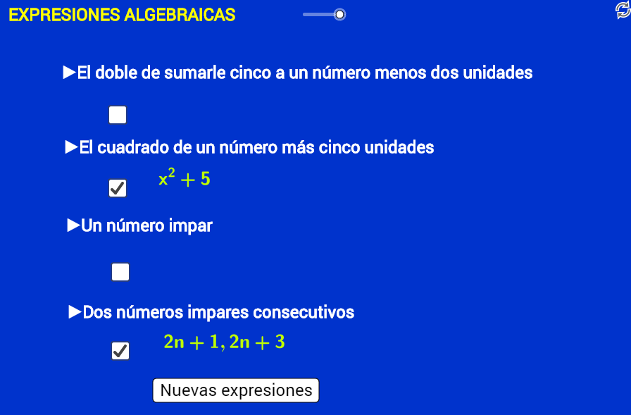 entiende el lenguaje algebraico con geogebra