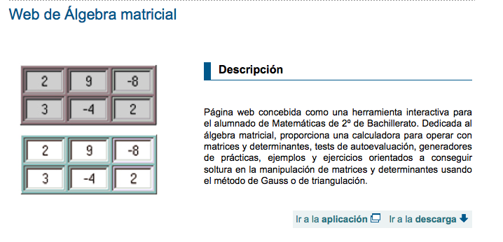 webalgebramatricial