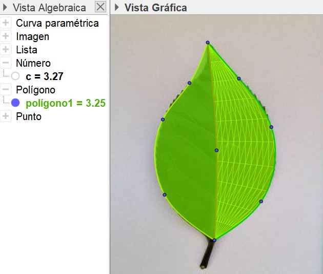 Fig 3 Area por dos metodos