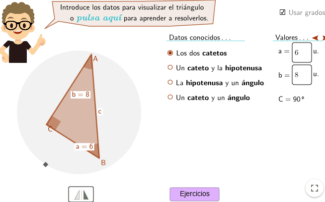 resuelveTrianguloRectangulo
