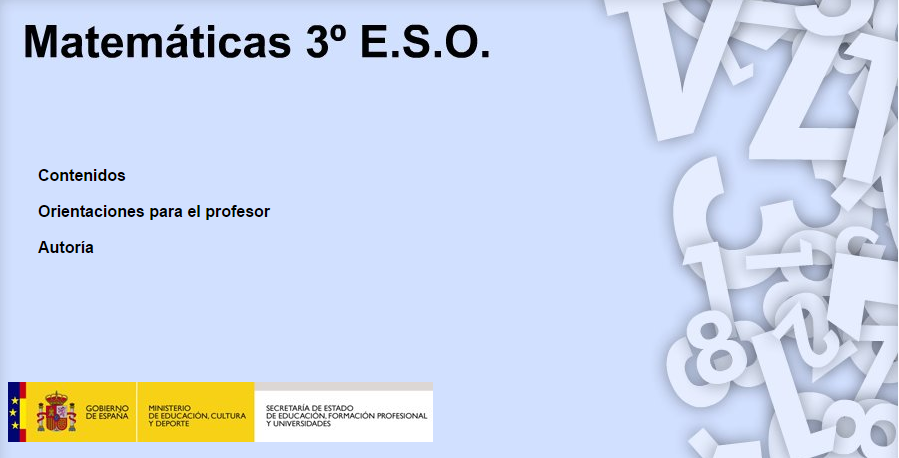 matematicas para 3 de e s o