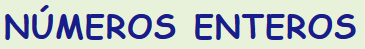 ejercicios numeros enteros