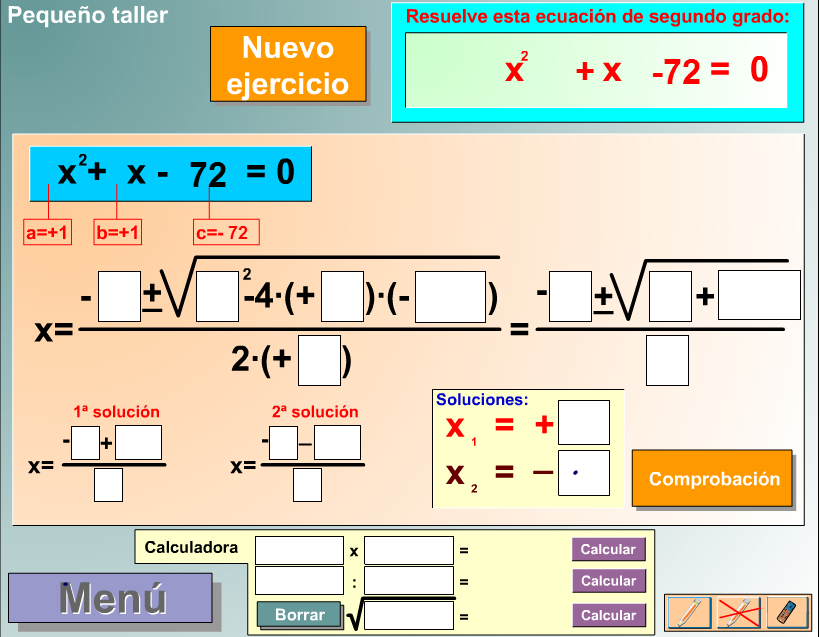 ecuacion de segundo grado