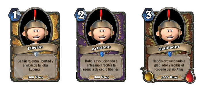 cartas logros gamificacion