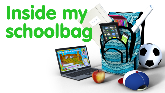 Inside my schoolbag