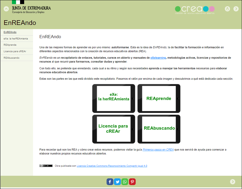 captura pantalla enreando