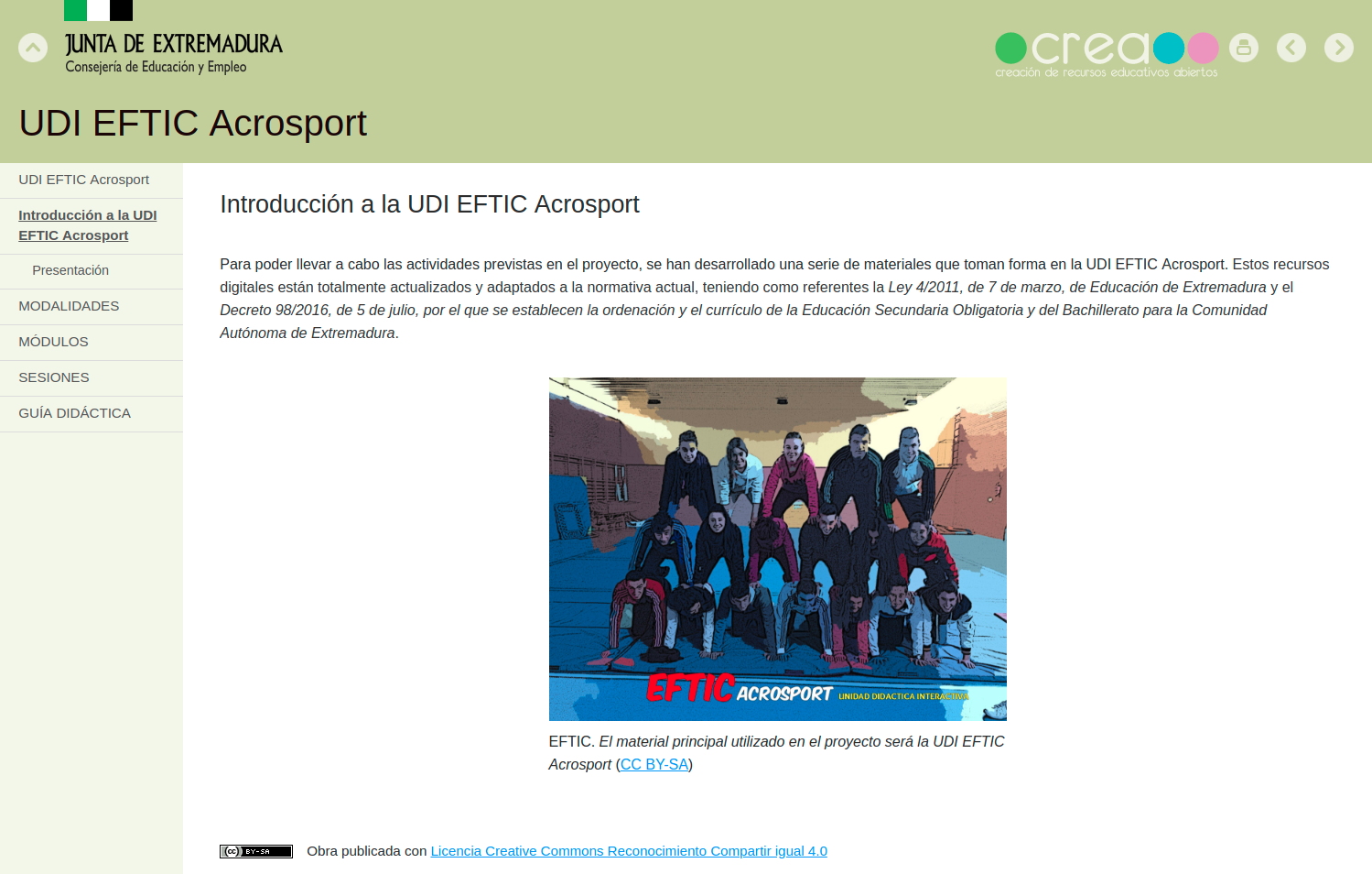 eftic acrosport recurso