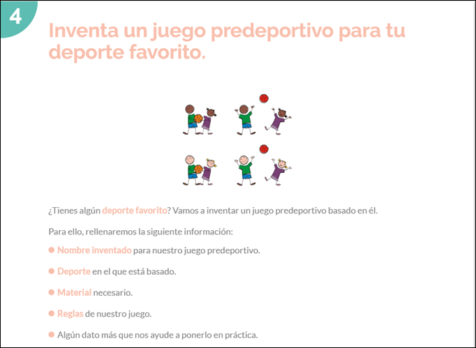 tarea inventa juego