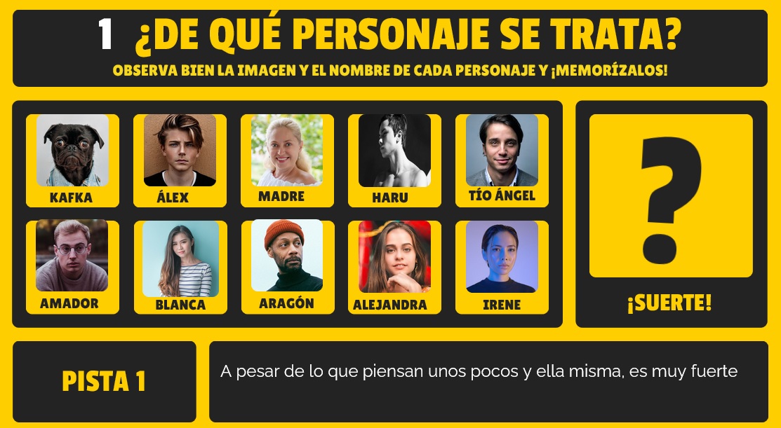 actividad quién es quién