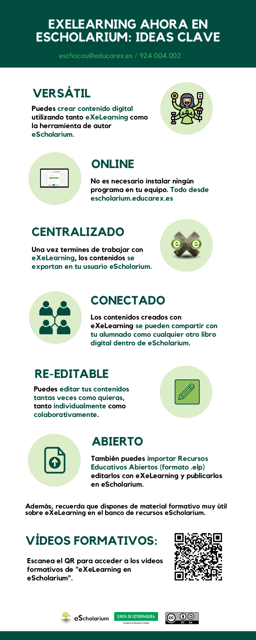 eXeLearning ahora en eScholarium ideas clave