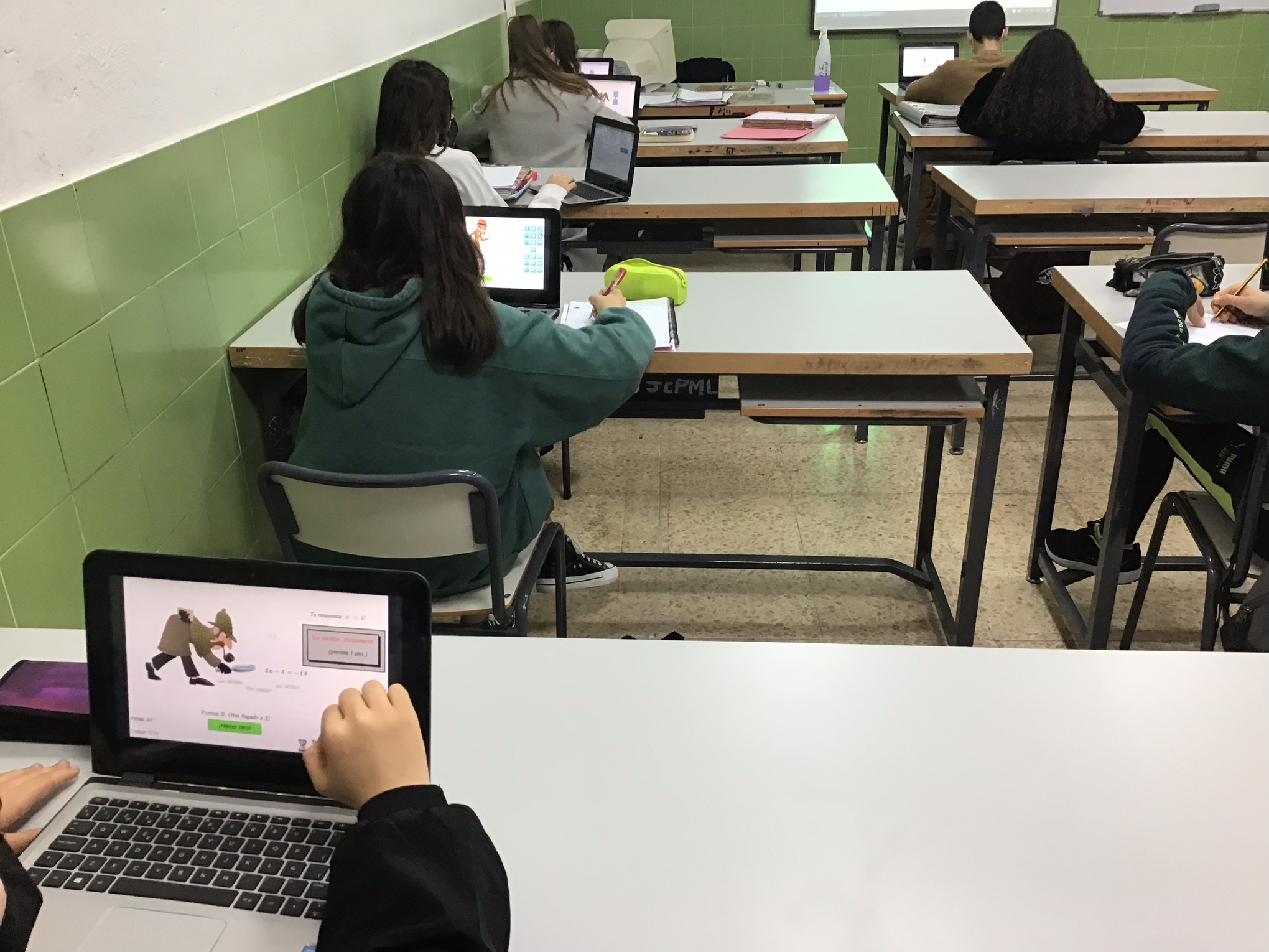 Utilizando las actividades en clase
