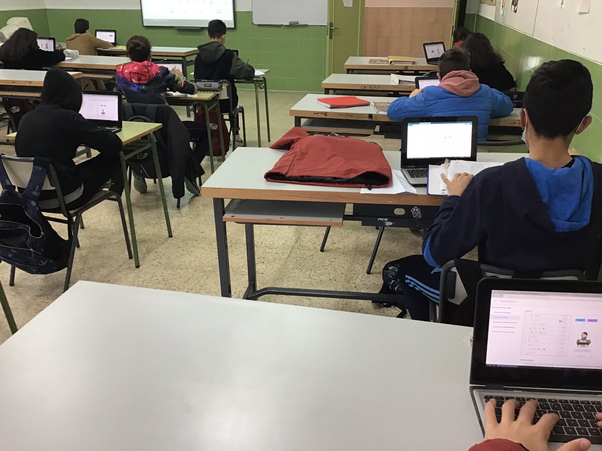 Utilizando las actividades en clase