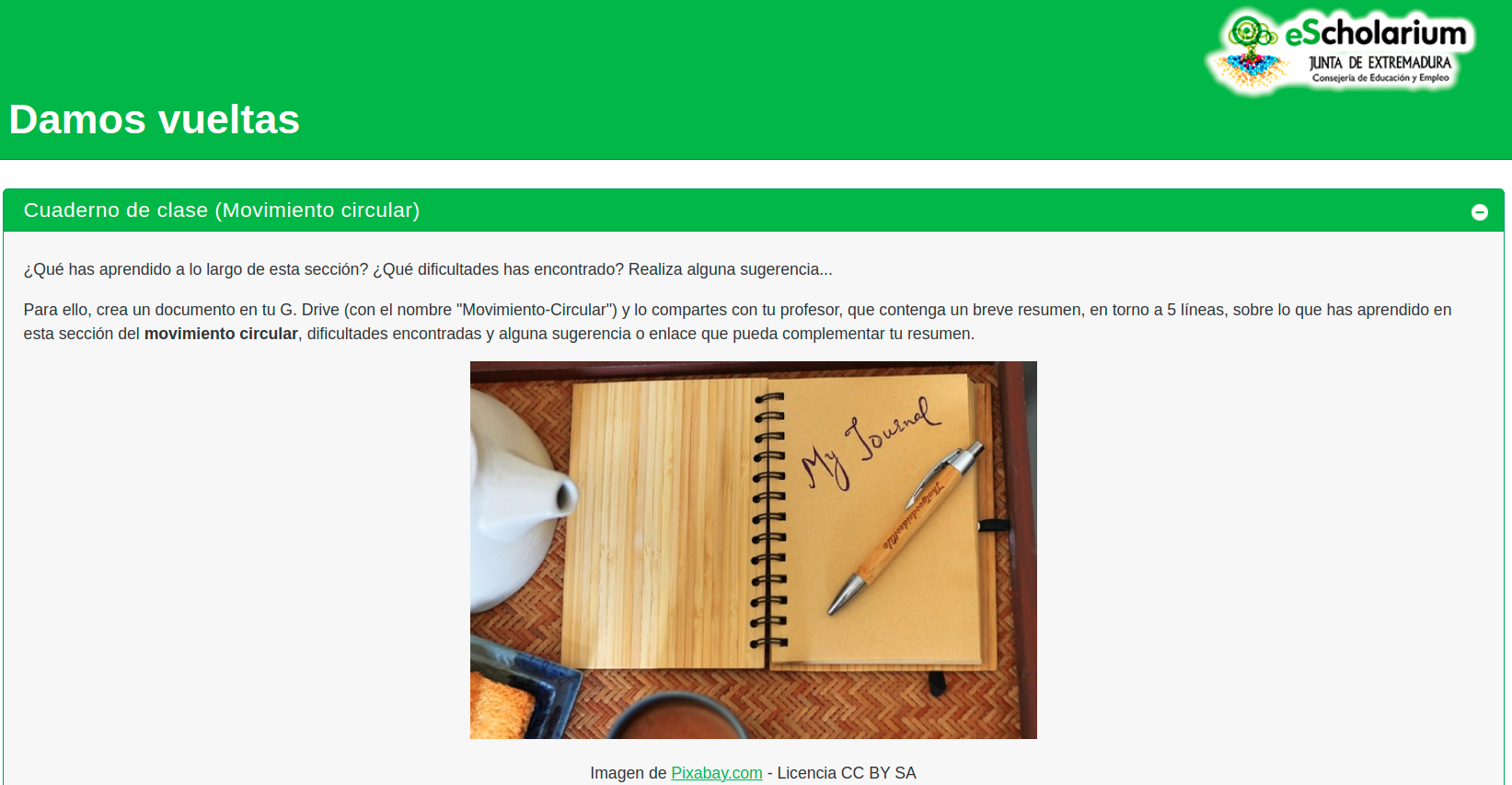 maquinando cuaderno