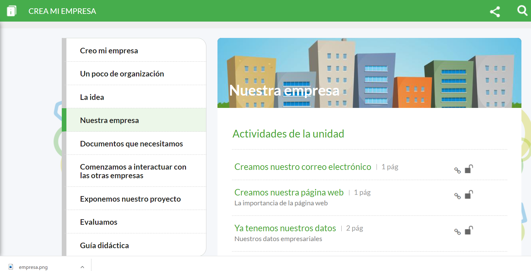 Secciones
