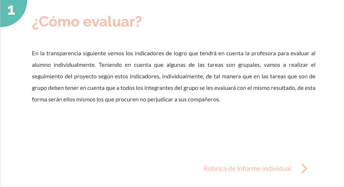 evaluación