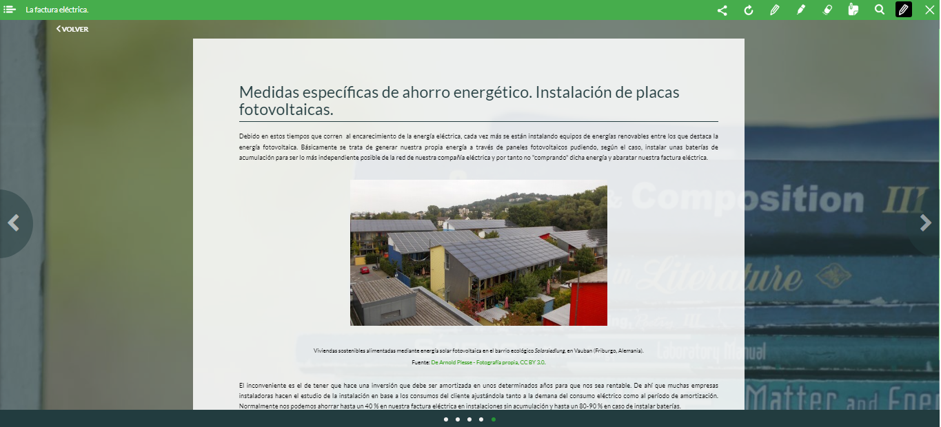 Imagen del apartado "Medidas específicas de ahorro energético"