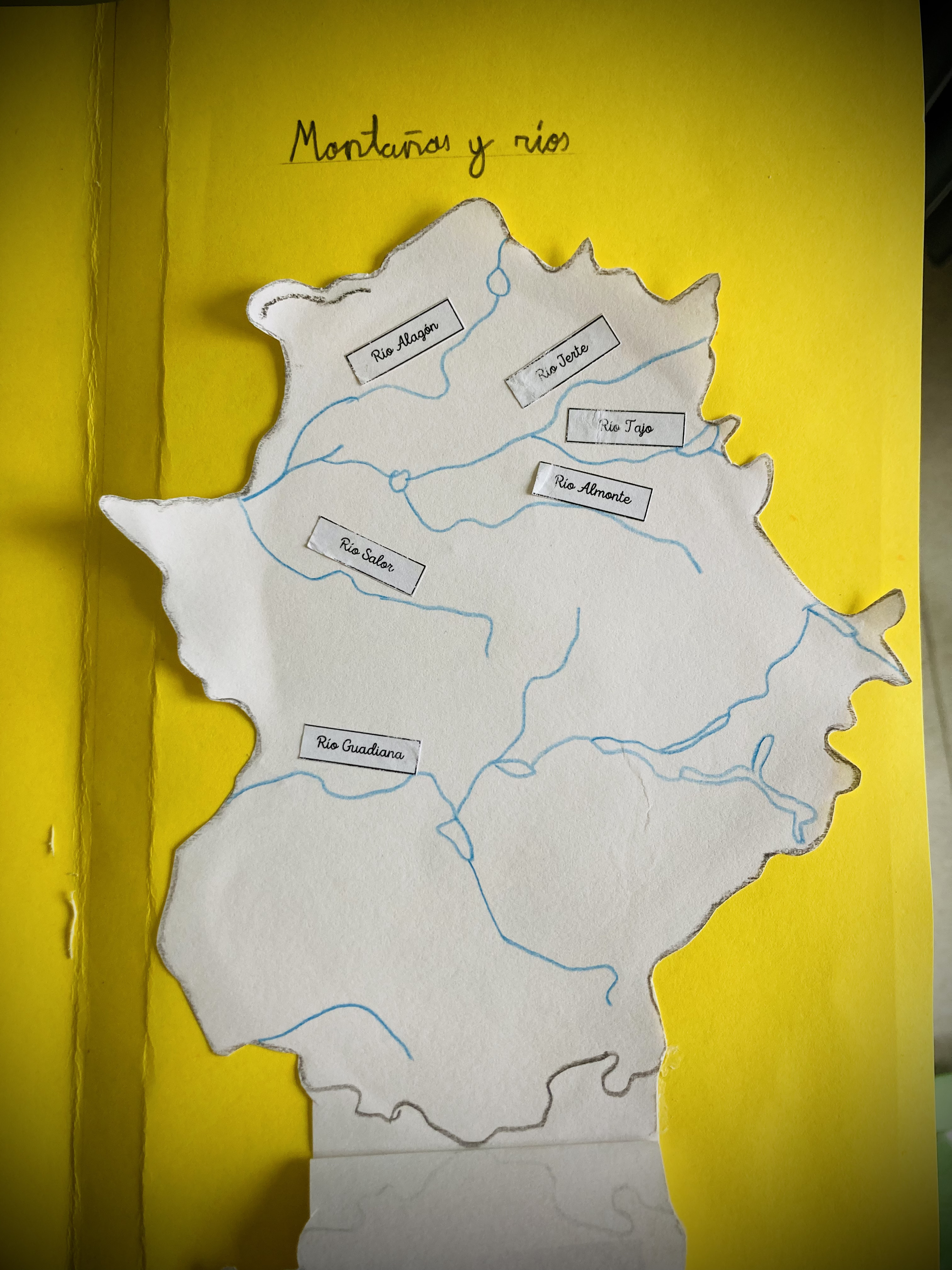 Fotografía de una evidencia. Ríos en el mapa de Extremadura