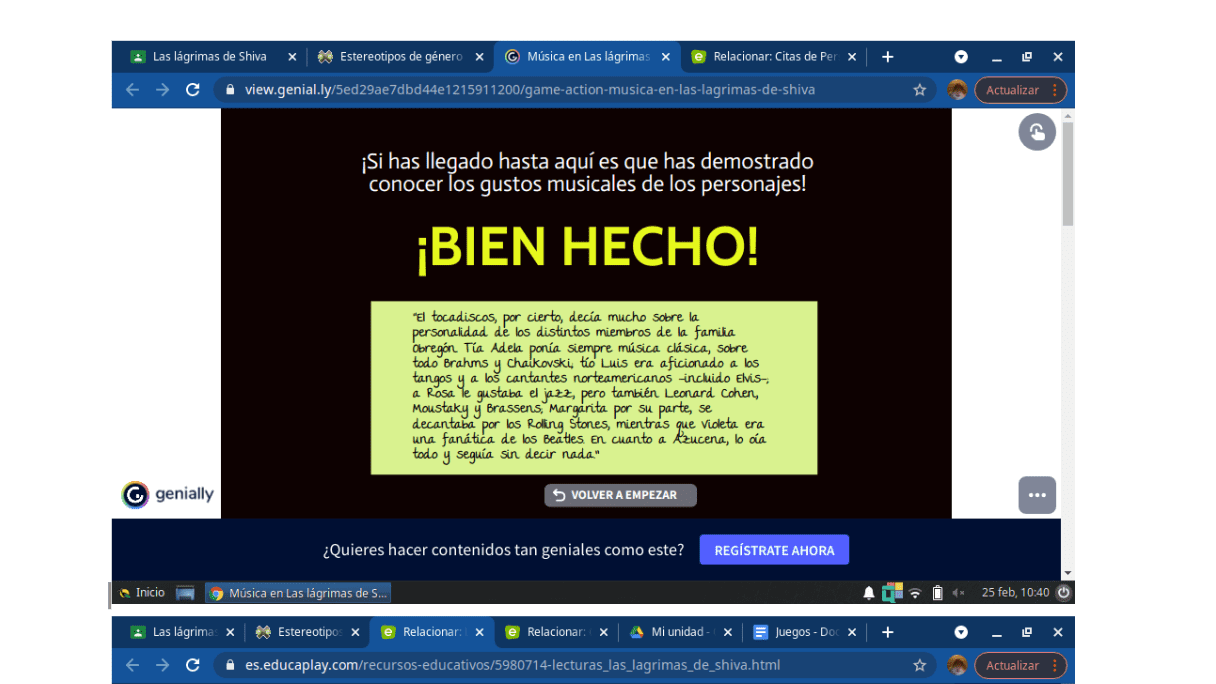 Imagen de un juego del recurso