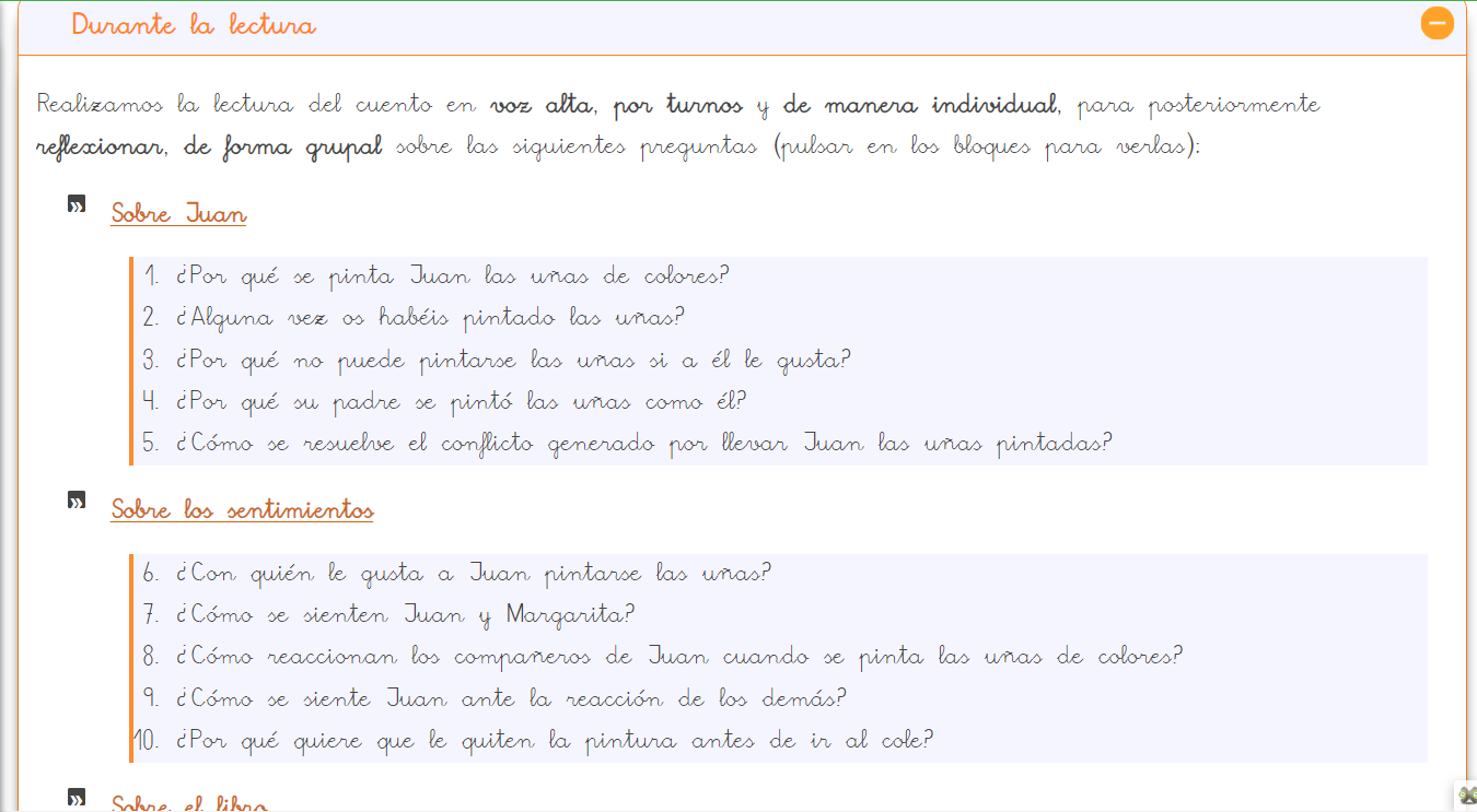 estereotipos colores DuranteLectura