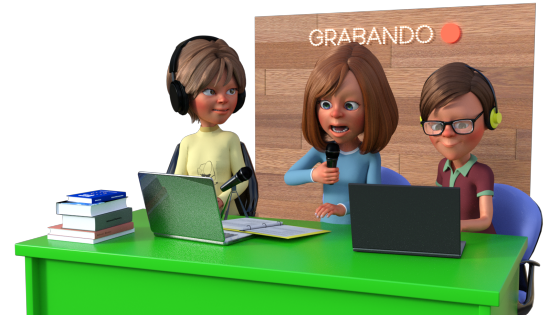 Imagen que representa una radio escolar