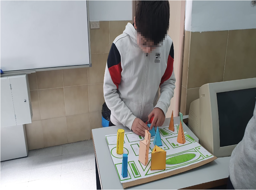 Imagen de una ciudad geométrica