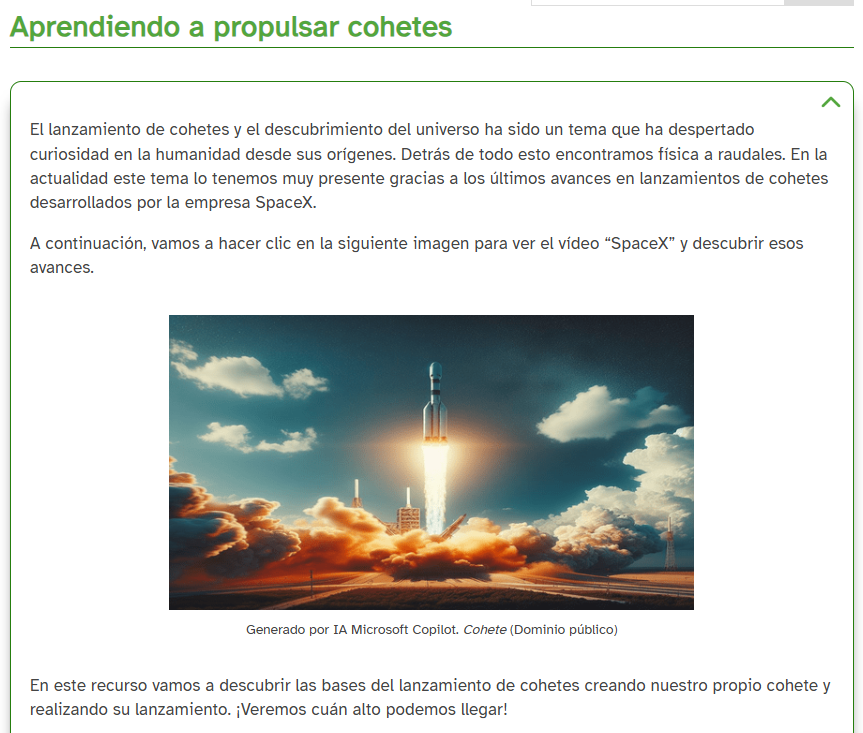 Aprendiendo a propulsar cohetes 1