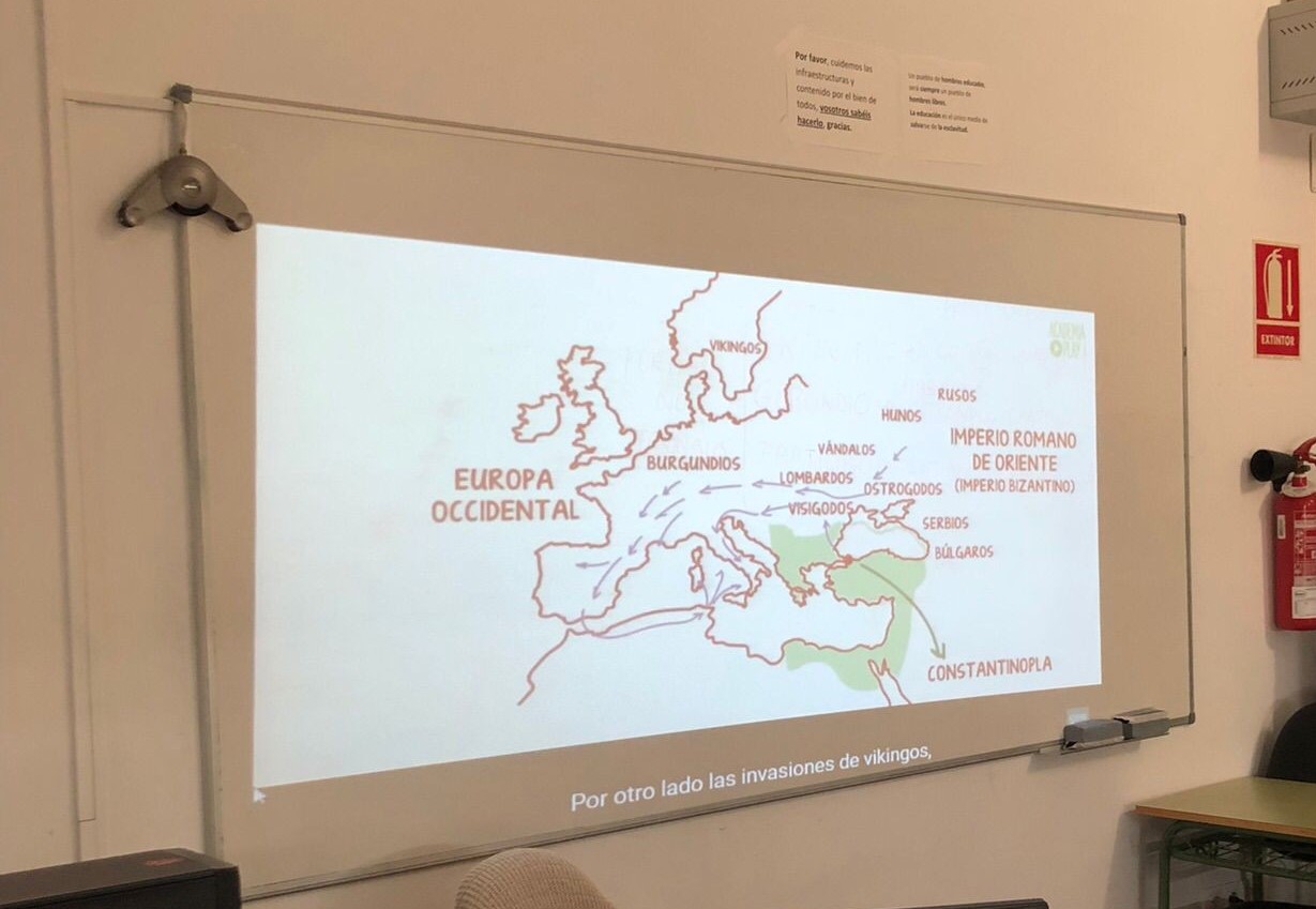 Proyección de un mapa