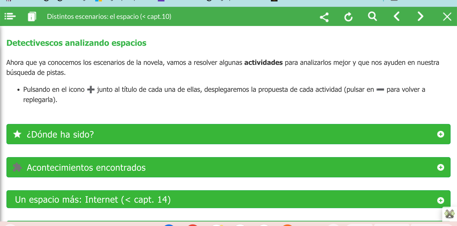Analizando espacios