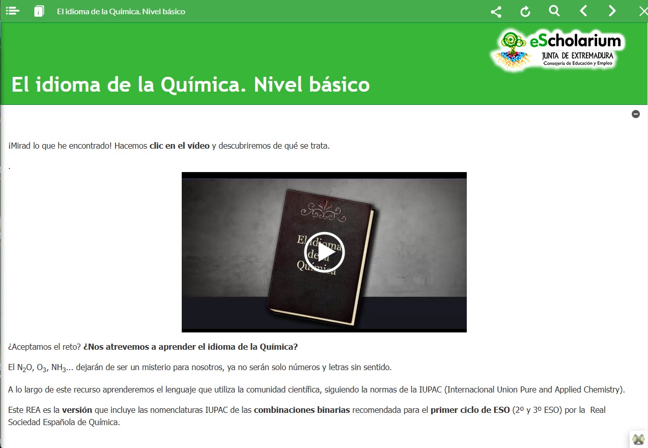 Página Inicial del Recurso
