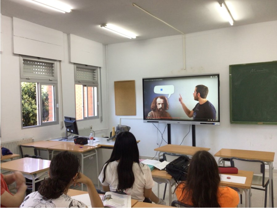 Visualización del preámbulo por el alumnado
