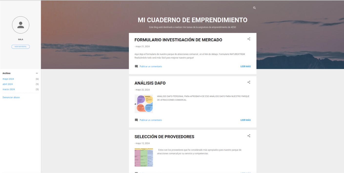 Imagen de productos elaborados por el alumnado
