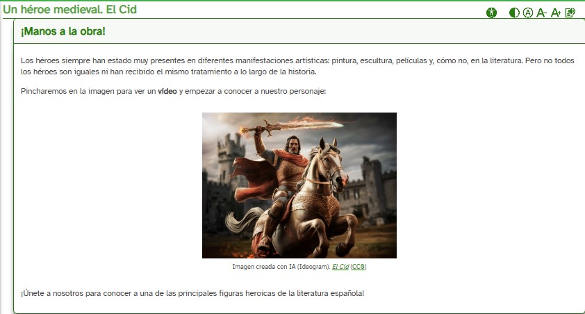 Imagen de Introducción al REA Un Héroe medieval