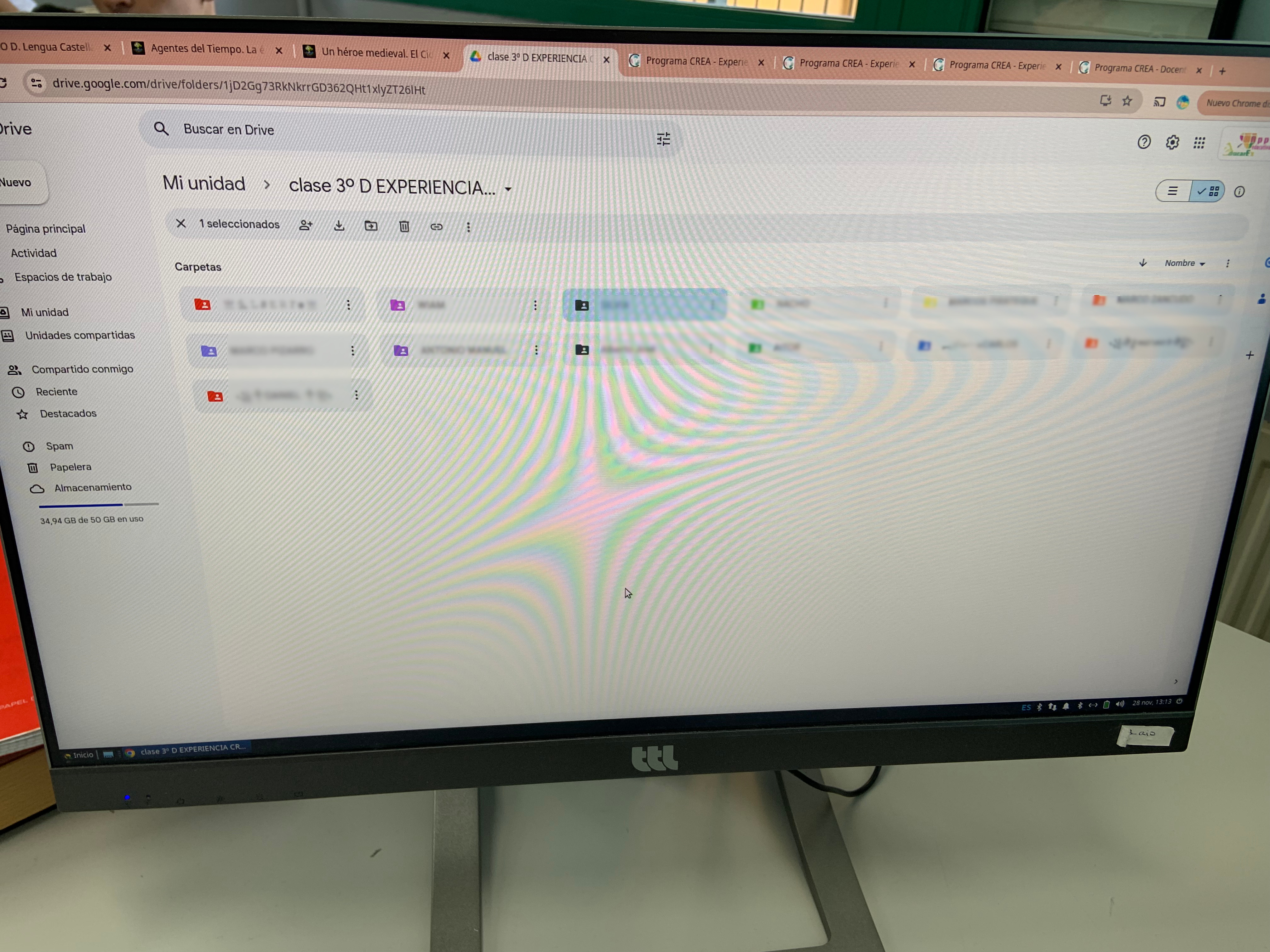 Imagen del Drive de 3º ESO B