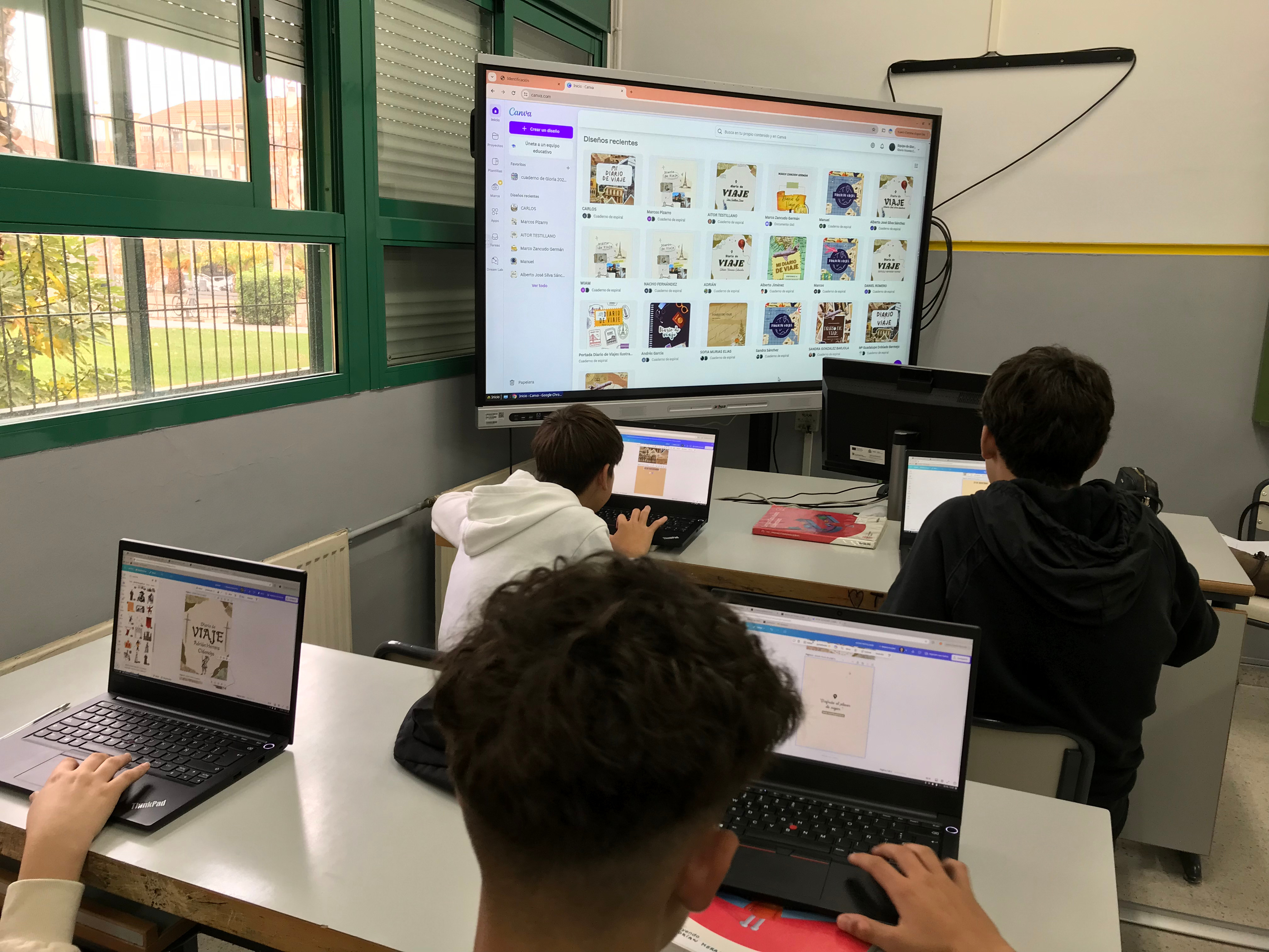 Imagen de la presentación de Canva al alumnado
