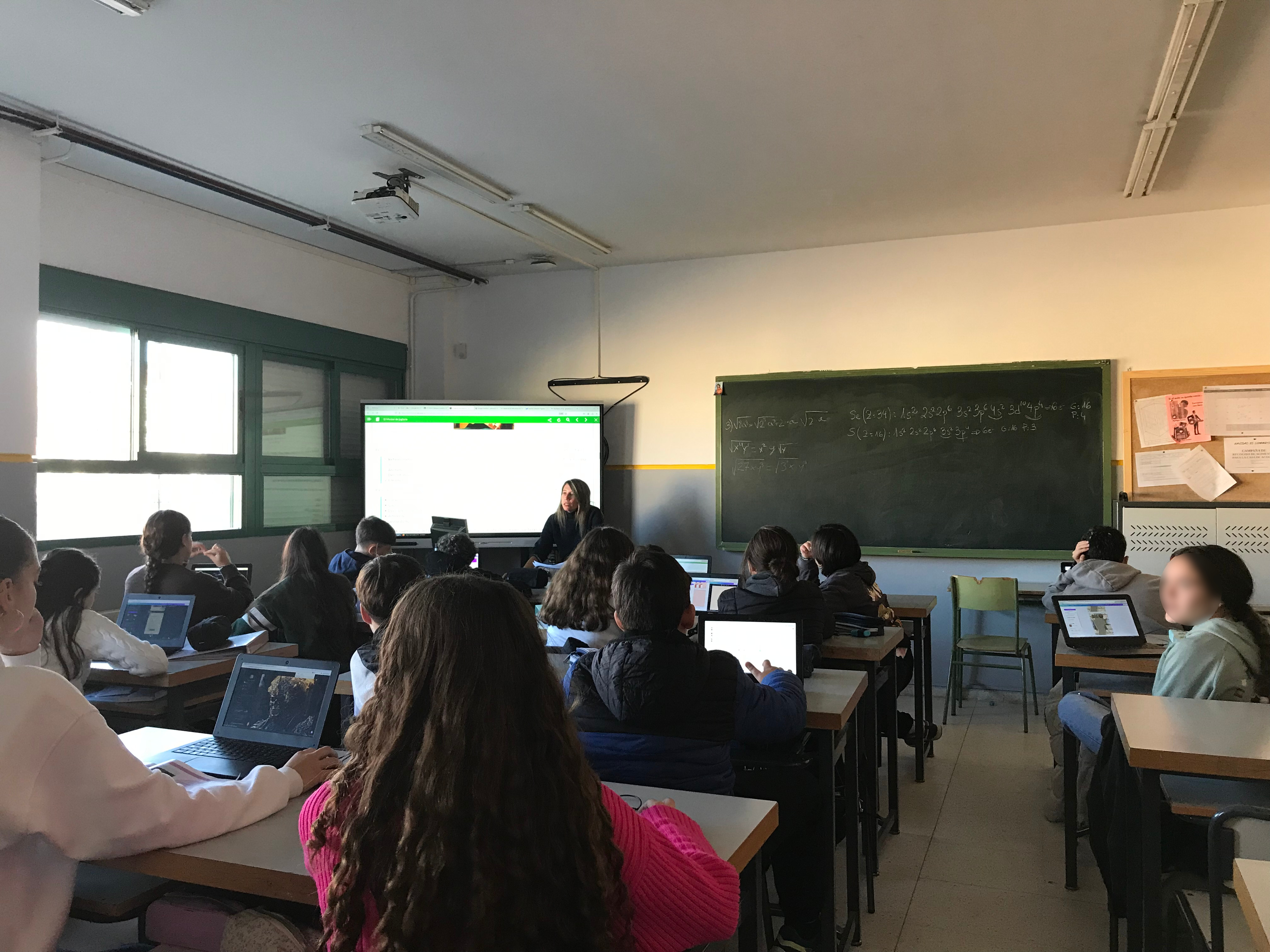 Imagen de la sesión 6 en el aula