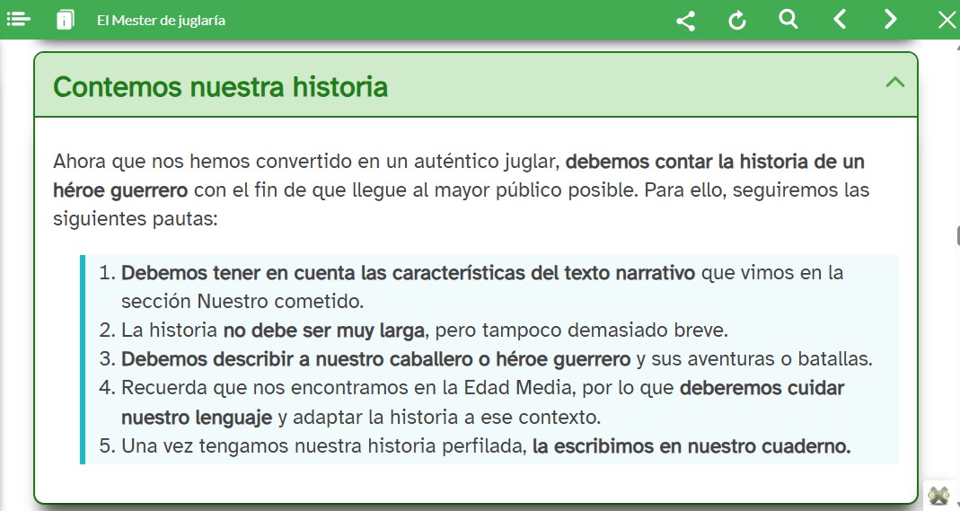 Captura del REA Agentes del tiempo
