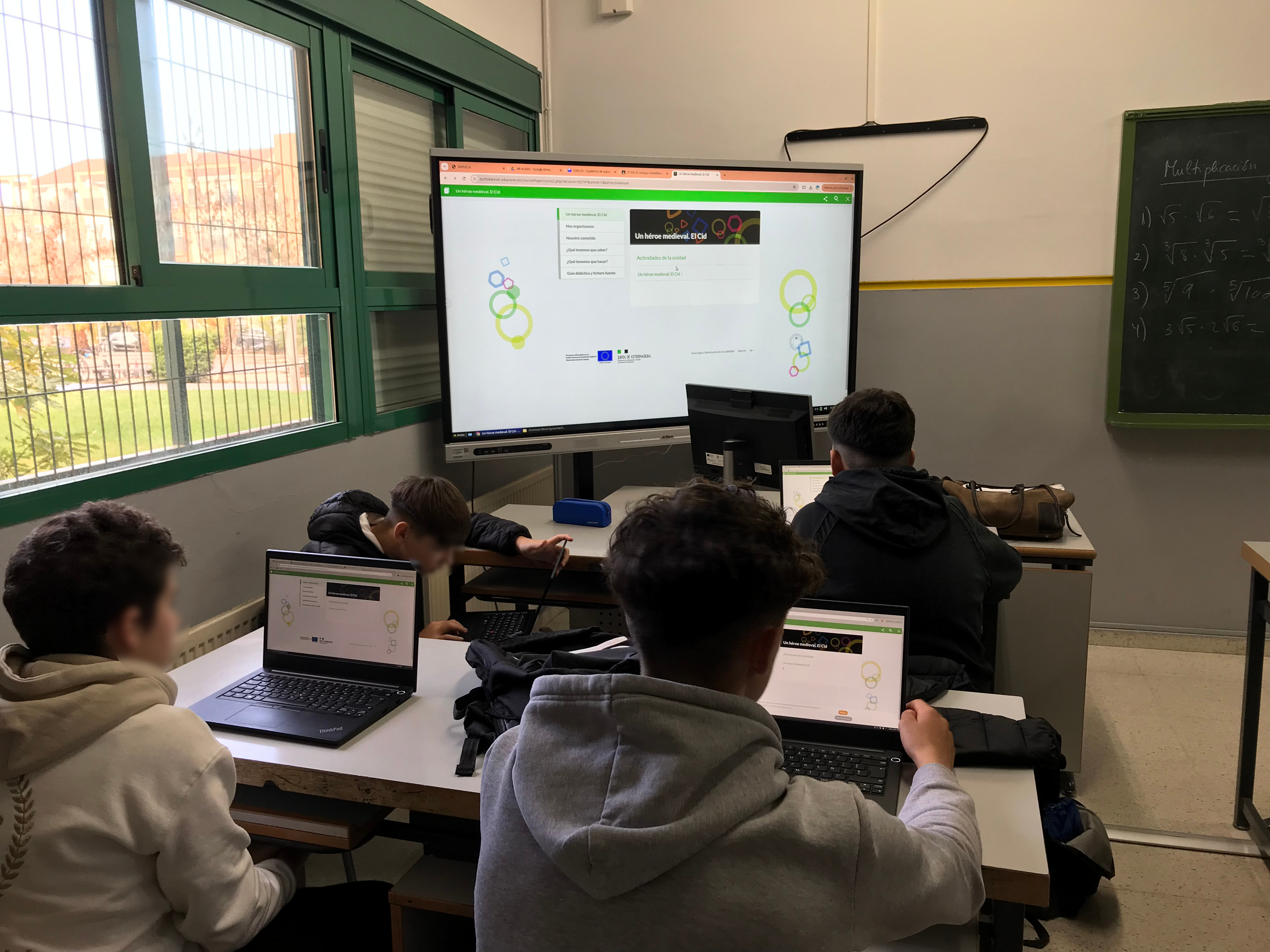 Imagen de la sesión 9 en el aula